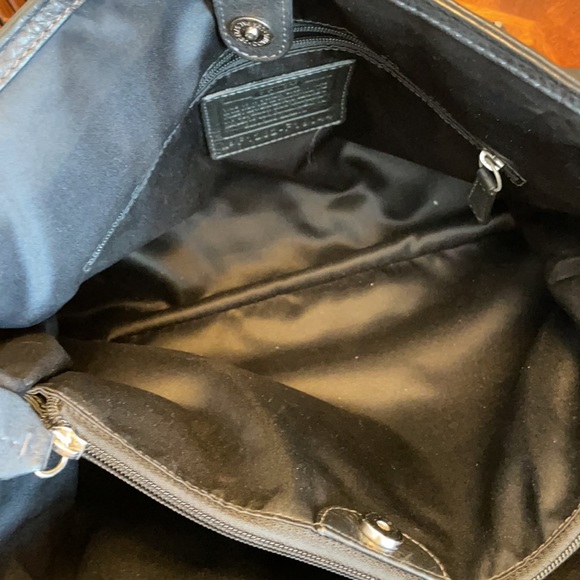 Coach F19044 Penelope HandBag Black Leather - Picture 10 of 11